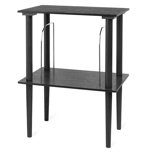 Wooden Stand with Record Holder Image 2