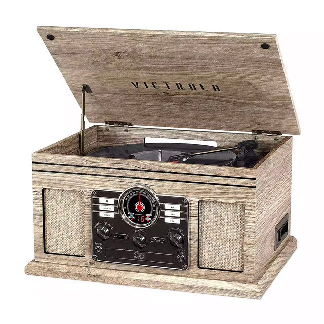 Quincy 6-in-1 Nostalgic Record Player Image 2