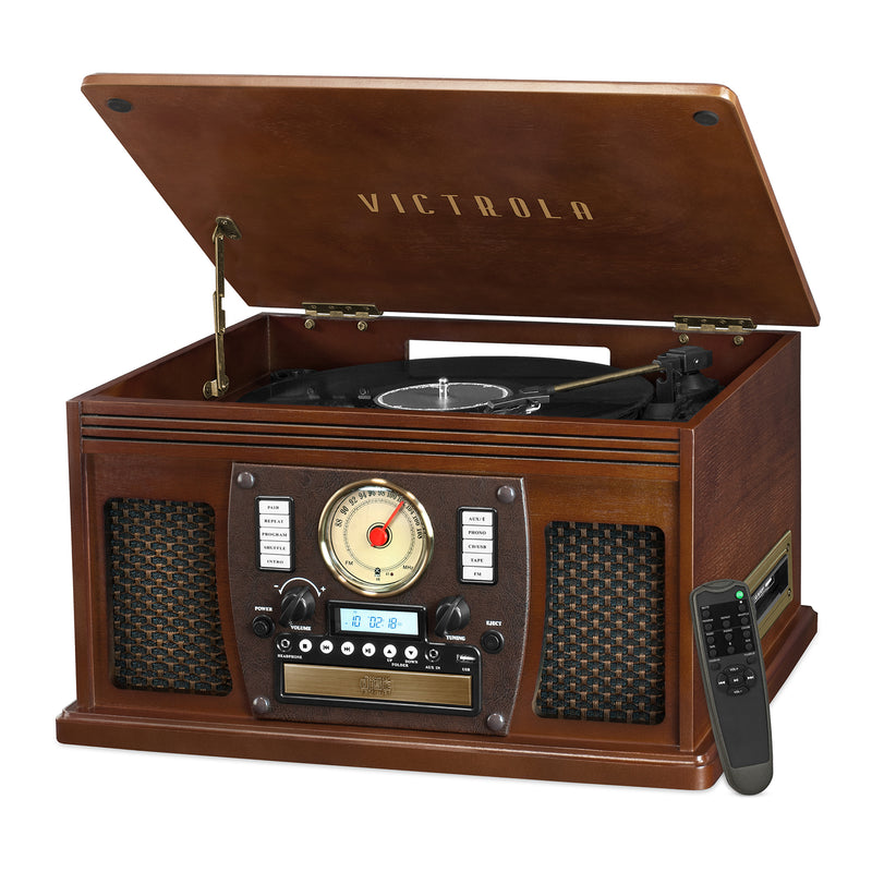The Navigator: Wooden in Turntable With Bluetooth® Music