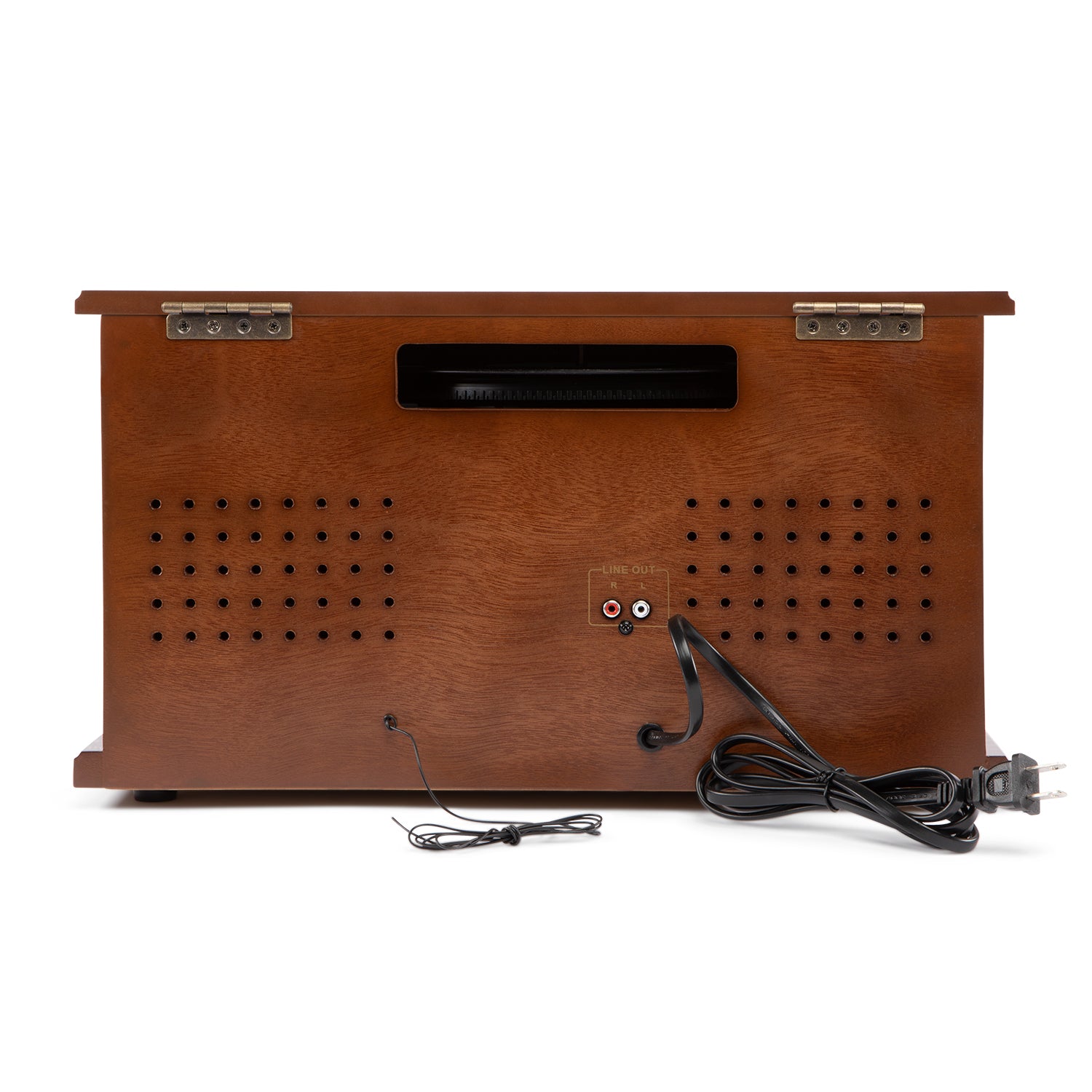 The Navigator: Wooden 8 in 1 Turntable With Bluetooth® Music